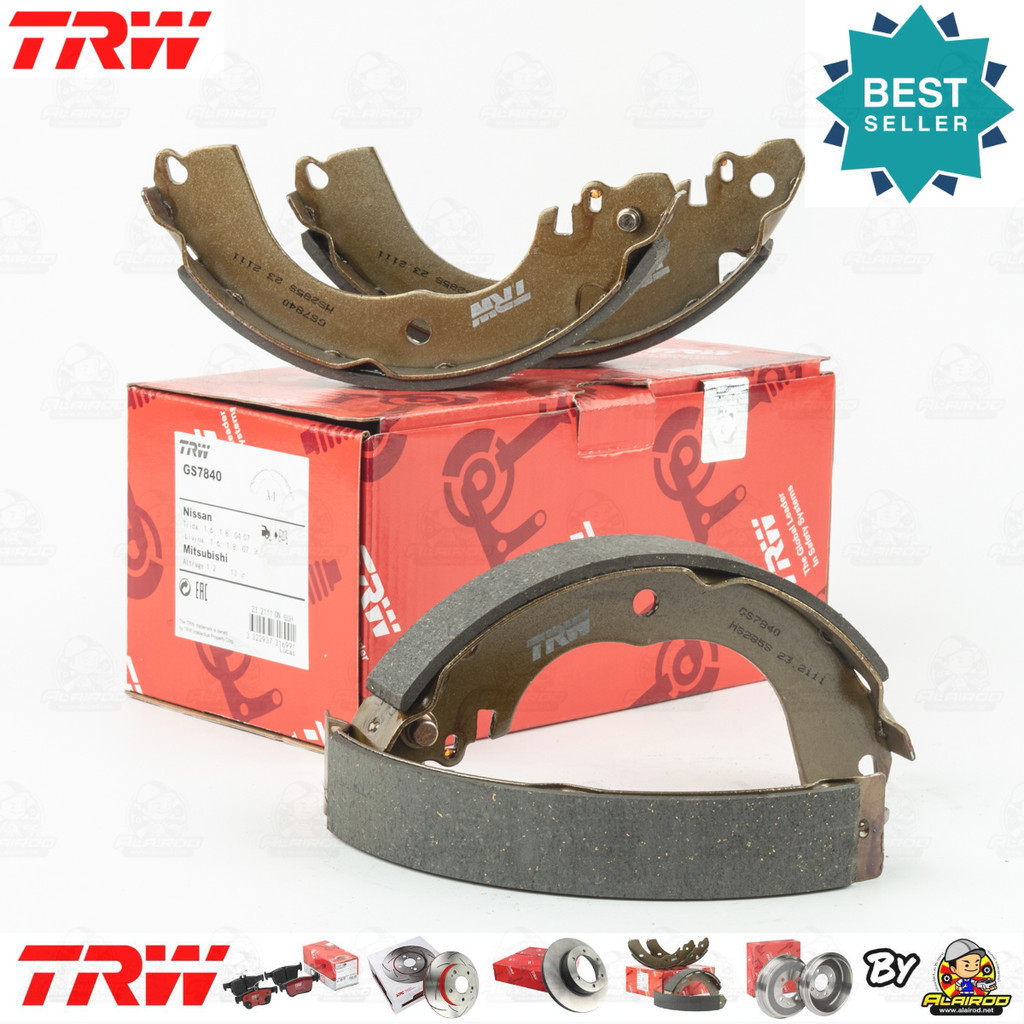 TRW ก้ามเบรคหลัง ผ้าเบรคหลัง Nissan TIIDA (C11) TIDA TIIDA LATIO 4D ปี 2006-2012 GS 7840 ทีด้า ทีด