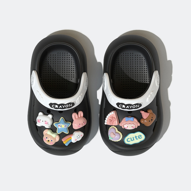 AYUER รองเท ้ าแตะสวนป ้ องกันการชนกันกลางแจ ้ งอะคริลิคสําหรับเด ็ กชายและเด ็ กหญิง