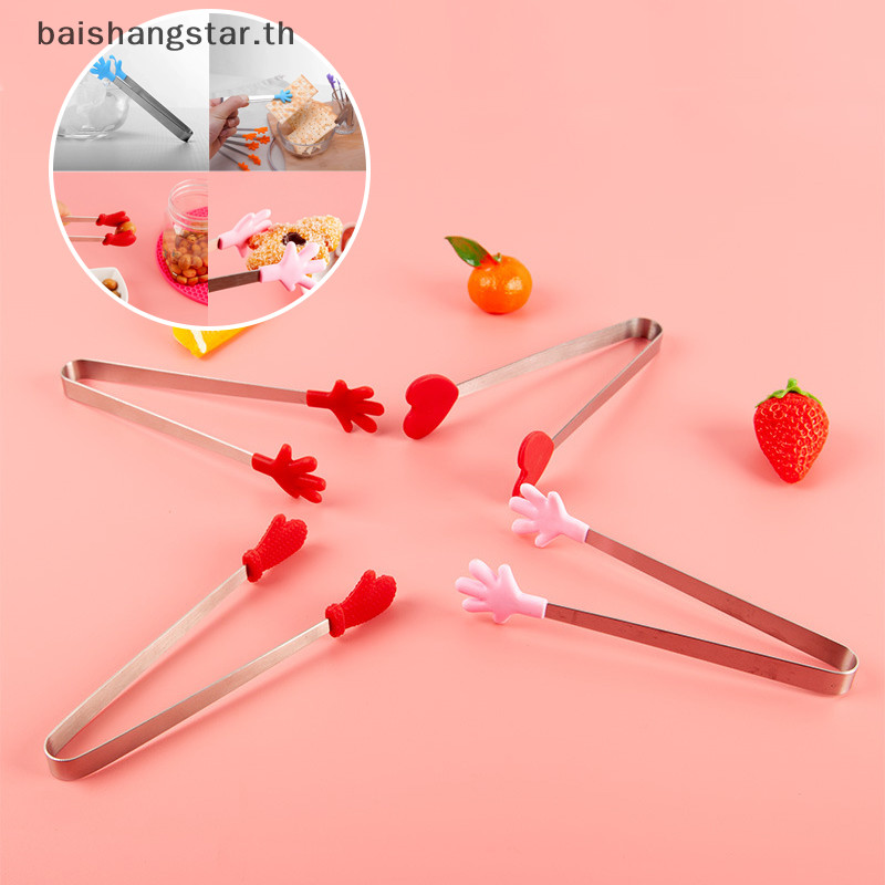 Brth 1PC ห ้ องครัวน ่ ารักซิลิโคนคลิปอาหารขนมปังบาร ์ บีคิวคลิปทนอุณหภูมิสูงและกันน ้ ําร ้ อนลวกคลิปซิลิโคน brth