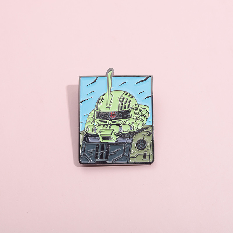 Creative การ์ตูน Gundam Robot Series เข็มกลัดเคลือบแฟชั่นเสื้อผ้าอุปกรณ์เสริมกระเป๋านักเรียน Badge ข