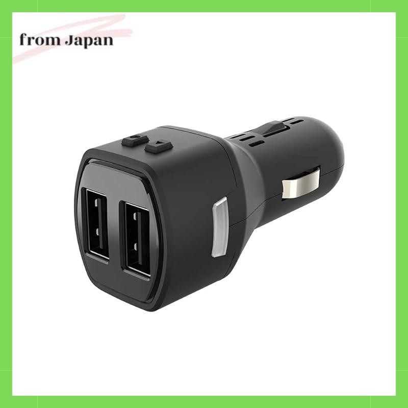 Exea ที ่ ชาร ์ จแบตในรถ (EXEATROMB ปลั ๊ ก USB ขนาดกะทัดรัด EM-177 สีดํา
