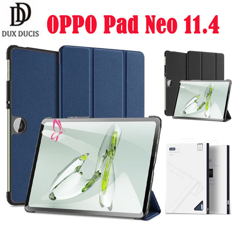 Domo Series Case for  OPPO Pad neo 11.4 2024 มีช่องใส่ปากกา เคสหนัง เคสกันกระแทก Smart Case
