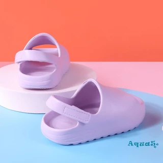 Aqq-new Baby เด็กวัยหัดเดินเด็ก Slip-On รองเท้าแตะแฟชั่นชายหญิงโฟมชายหาดฤดูร้อนสไลด์กระดูก ResinChildren น้ําหนักเบารองเท้าน้ํา