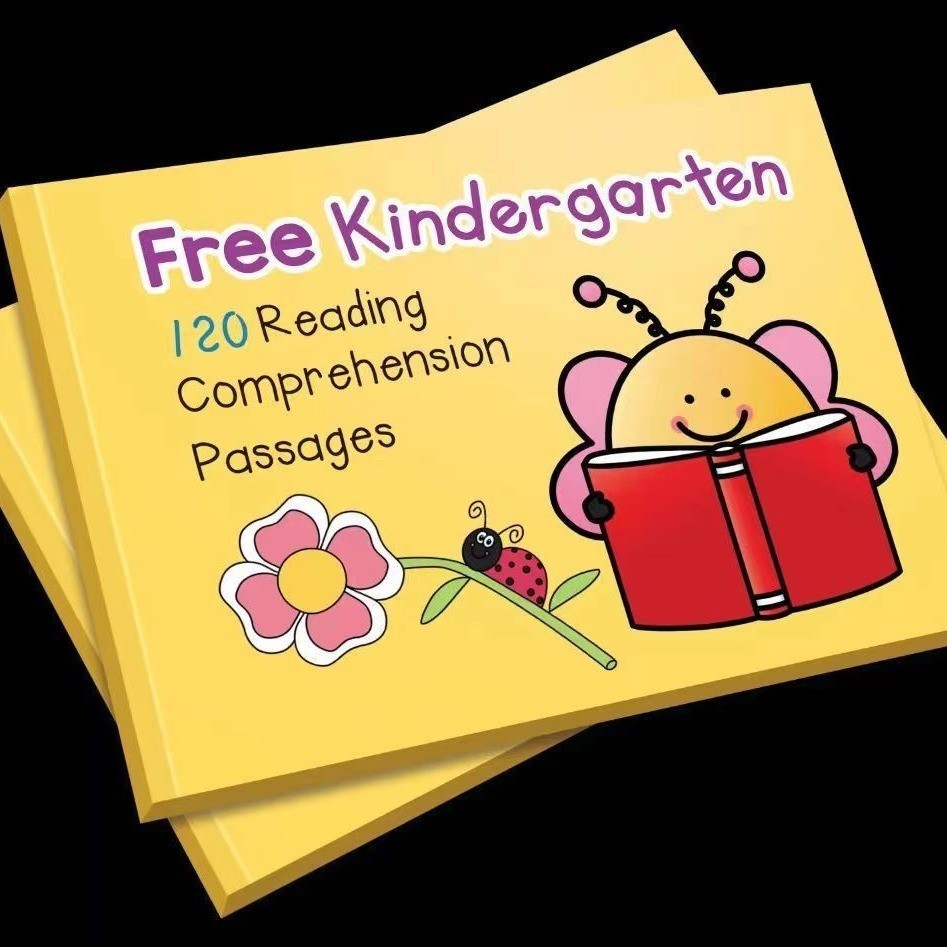 หนังสือฝึกอ่านเนื้อเรื่อง Free Kinderten แบบฝึกอ่านจับใจความภาษาอังกฤษ