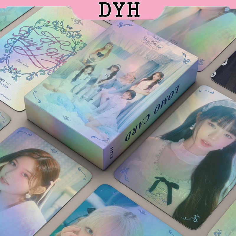 55 ชิ ้ น/box IVE Laser Card 2024 Season 's Greetings Album Photocard KPOP LOMO Card