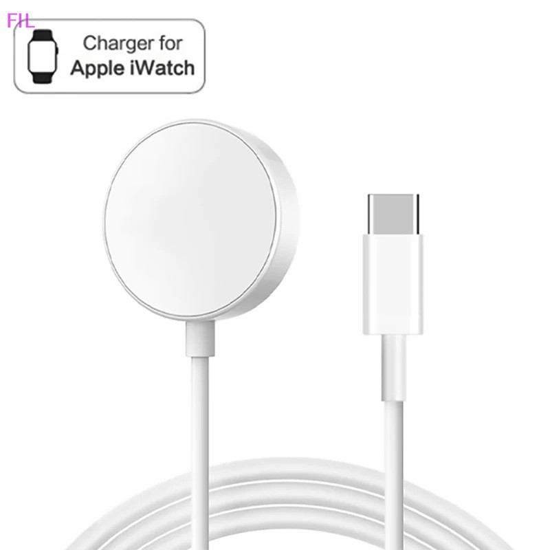 Fil Quick Charger สําหรับ Apple Watch USB C Wireless Charger สําหรับ IWatch Series 9 8 7 SE 6 5 4 3 