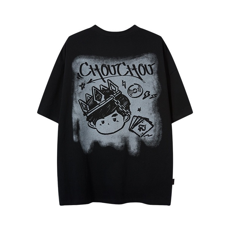 สไตล์เดียวกันของ Jay Chou, เพื่อนร่วมชั้น Zhou, Music King · Chou series เสื้อยืดลายกราฟิตี