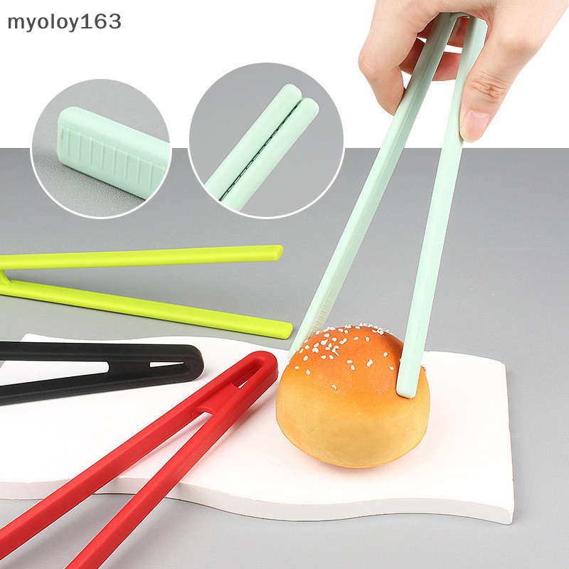 Myoloy ซิลิโคนอาหาร Toast แหนบ Trivet สําหรับแหนบครัวลื่นทําอาหารคลิป Clamp BBQ สลัดเครื่องมือย่างอุปกรณ์ครัว TH