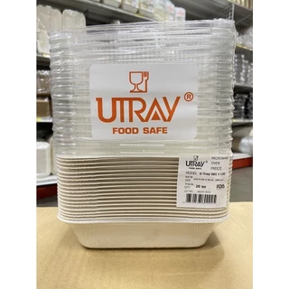 BP กล่อง U TRAY 561 ขนาด 650 ml. เข้าเตาอบได้ จำนวน 20 ชุด มีราคาส่ง