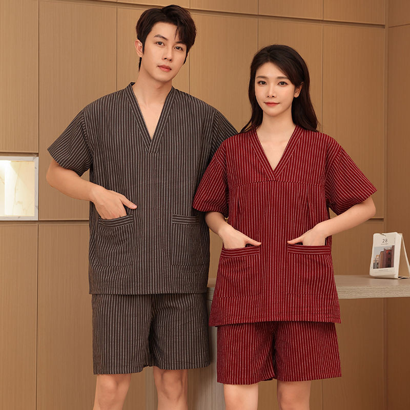 การอบ เป็น สไตล์ใหม่เหงื่อนึ่งเสื้อผ้าผู้หญิงนวดผู้ชายเสื้อผ้ากายภาพบําบัด การรมยา เสื้อผ้ากลับเปิดเท้าบําบัดร้านเสริมสวยเสื้อผ้าบ้
