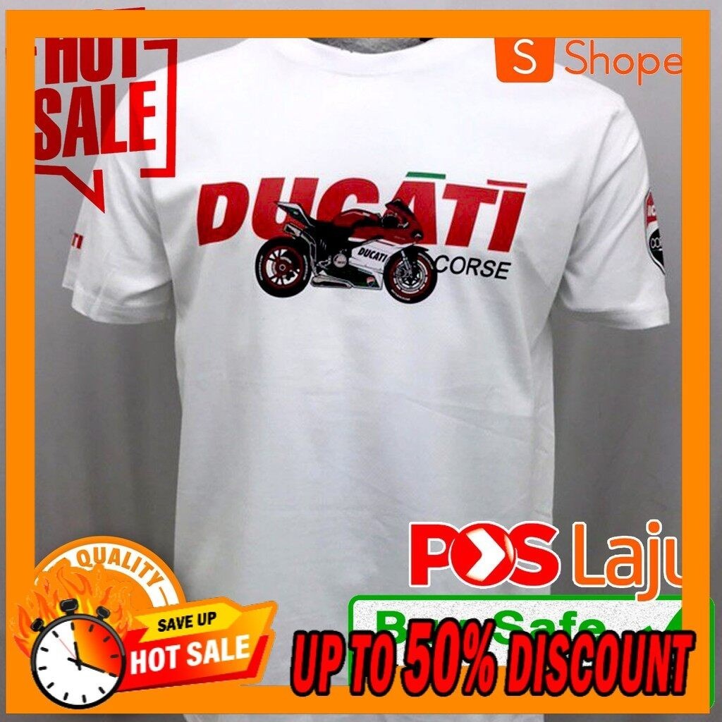 สินค้าเฉพาะจุด NEW ARRIVAL!!! เสื้อยืด DUCATI CUSTOM DESIGN-WHITE