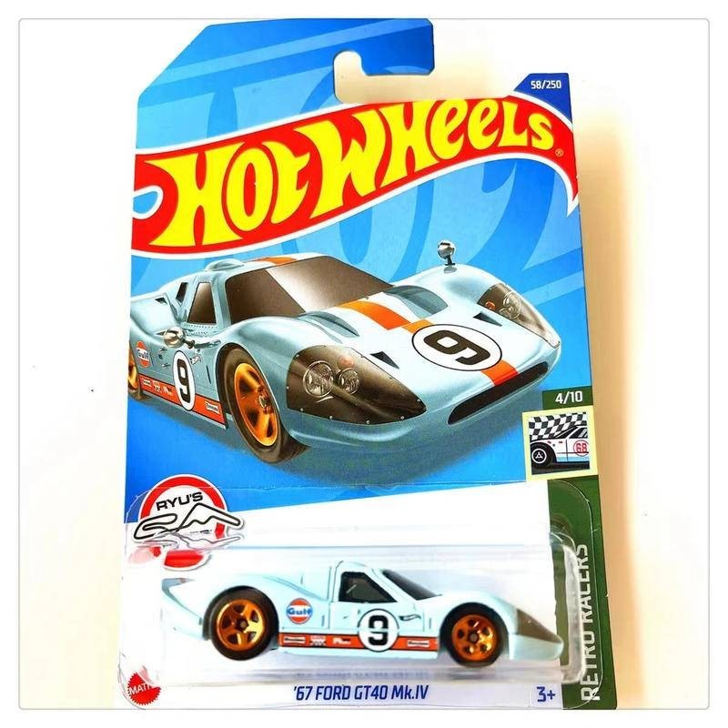 Hot Wheels ร้อนรถสปอร์ตขนาดเล็กโมเดลของเล่น FORD รถแข่งรถเล็ก FORD GT40 MK Collectors Edition
