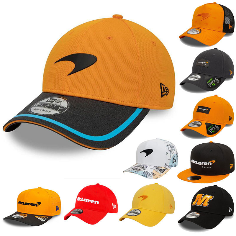 หมวกแข่งทีม McLaren F1 2024 ใหม่ Motorsport GP Snapback หมวกเบสบอลแบบปรับได้