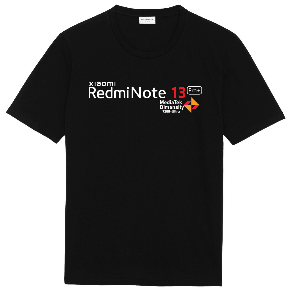 Hot เสื้อยืดอย่างเป็นทางการ Xiaomi Redmi Note 13 Pro+ ใหม่ล่าสุด 2024 shirt