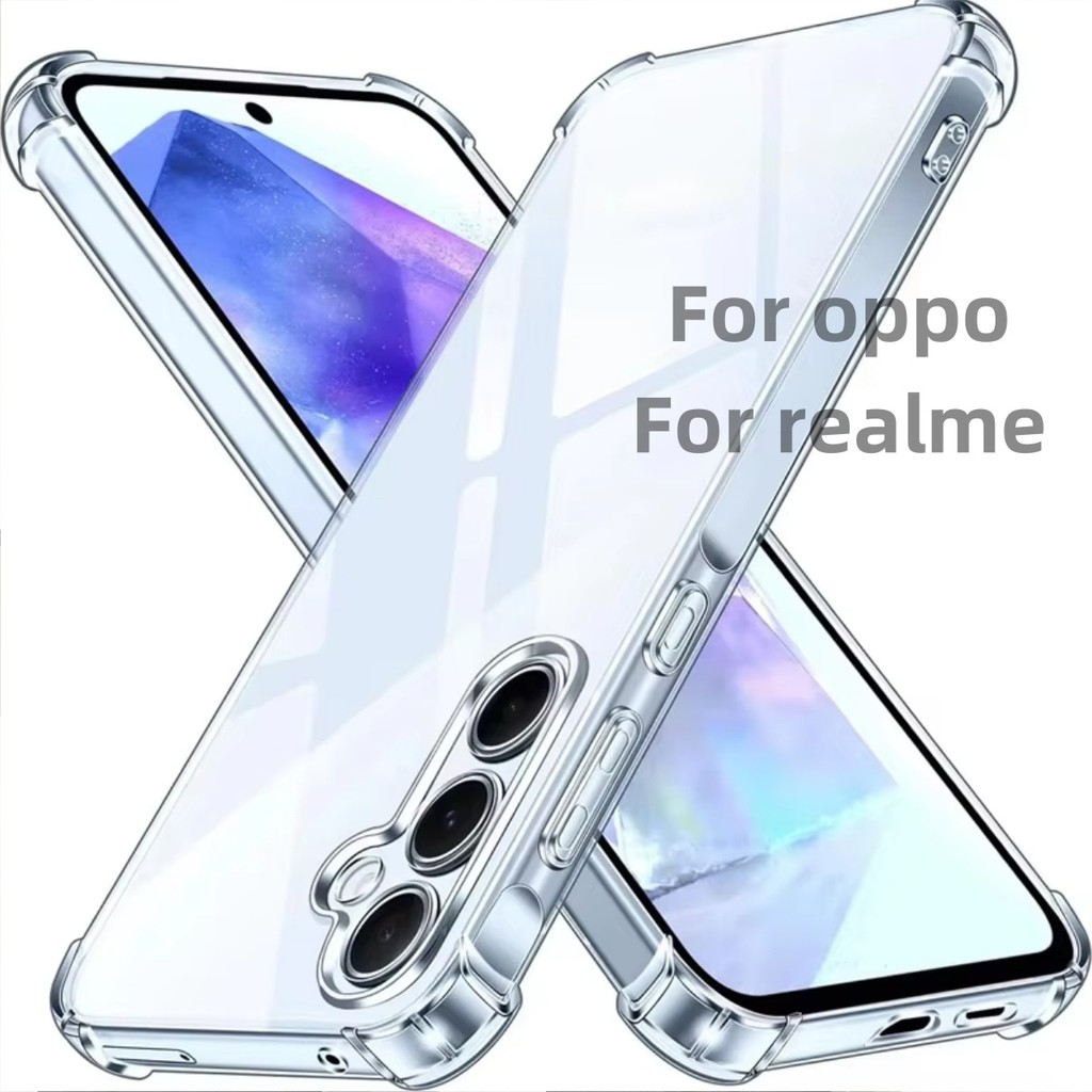 เคสกันกระแทก สำหรับ OPPO A38 A18 A5 Pro A3 A15S A35 A17 A5 A9 A31 A16 A16S A54 A57 A58 A72 A92 Realme 5 5i C12 C15 C11