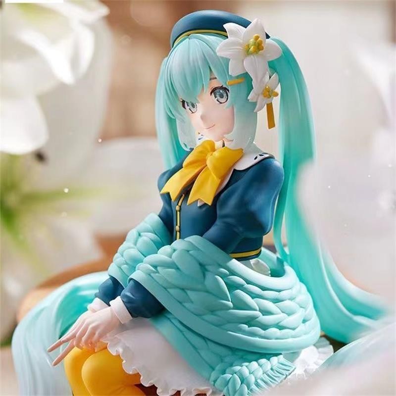 กดหลอดทันที Hatsune Miku Lily Fairy รูป Anima กดบะหมี่กึ่งสําเร็จรูป Hatsune Miku Lily Fairy รูปอะนิ