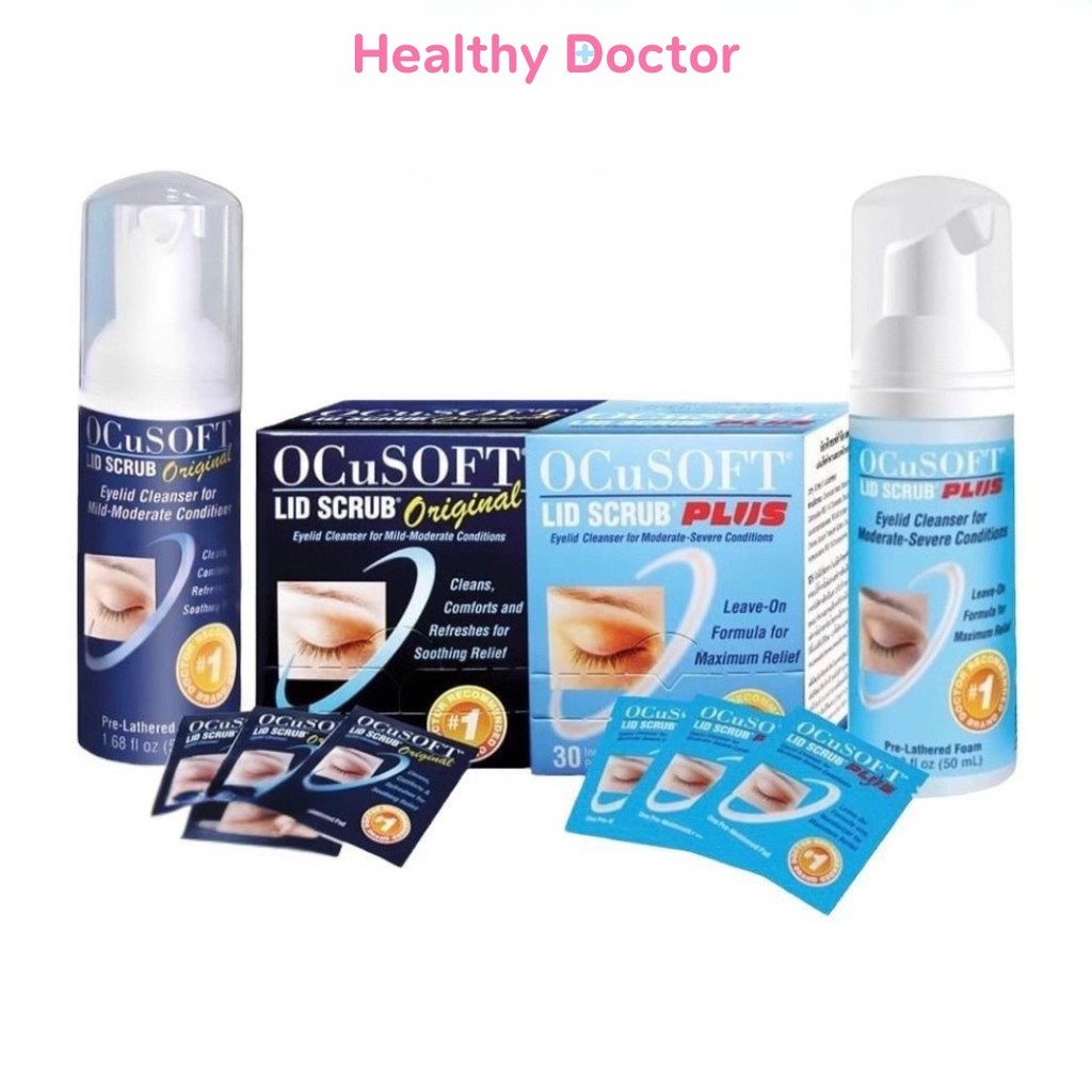 OCuSOFT Lid Scrub ทำความสะอาดขอบตา ( OCuSOFT Lid Scrub Original / OCuSOFT Lid Scrub Plus )