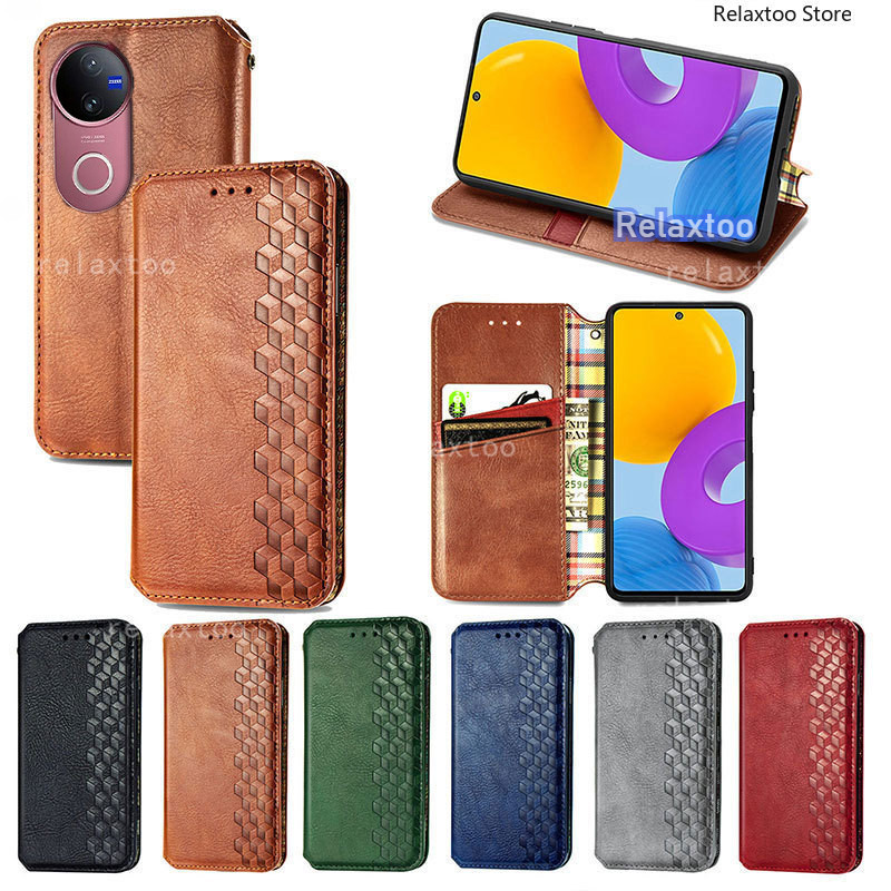 VIVOV50 ซองหนังพลิกสําหรับ VIVO V50 E Pro Lite V50Pro V50E V50Lite V 50Pro VIVOV50Pro 5G V2428 V2427