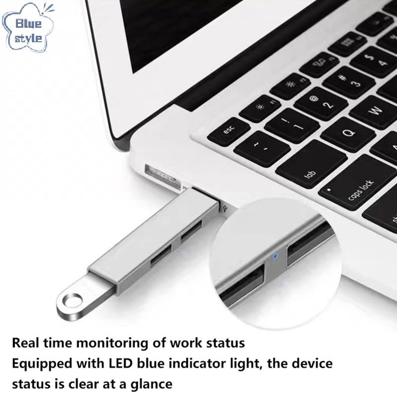 Bluestyle 3 In 1 แท่นขยาย HUB USB 3.0/Type-C 3.0 ถึง 3 USB Multi Port HUB OTG อะแดปเตอร์หลาย Expander สําหรับแล็ปท็อปพีซีใหม่