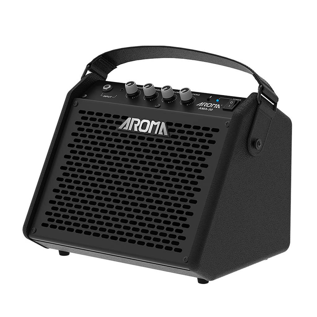 Aroma® AMA-30D PA Monitor Amplifier แอมป์มอนิเตอร์ แอมป์กลอง แอมป์คีย์บอร์ด 30 วัตต์ มีบลูทูธ เสียบได้ 2 อุปกรณ์ + แถมฟร