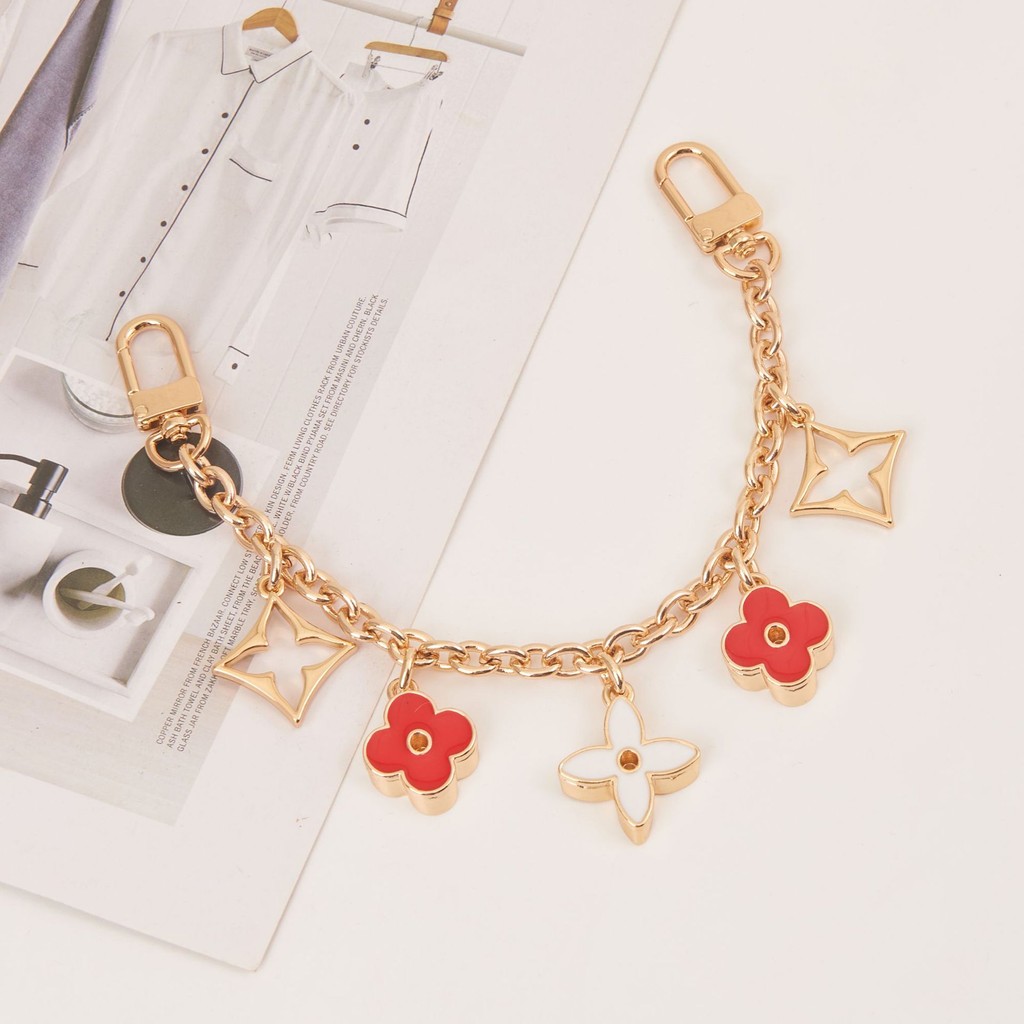 การออกแบบ DIY✨ห่วงโซ่เครื่องประดับโลหะ อุปกรณ์เสริมกระเป๋า ห่วงโซ่ตกแต่ง ถอดและปรับระดับได้