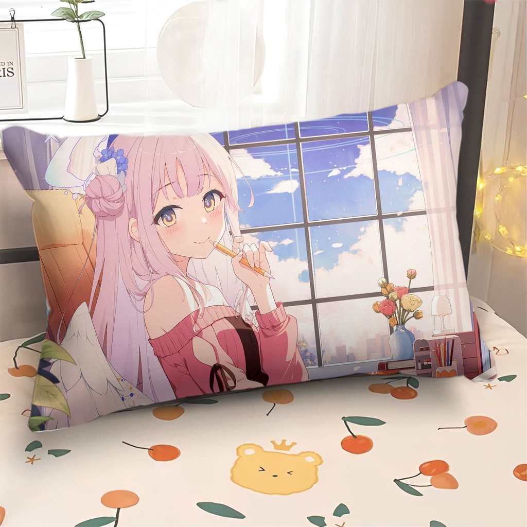 หมอนการ์ตูนอนิเมะ Blue Archive หมอนสองด้านปรับแต่งได้สำหรับหอพัก หมอนเดี่ยวของขวัญสำหรับเพื่อน - รูปที่ 4