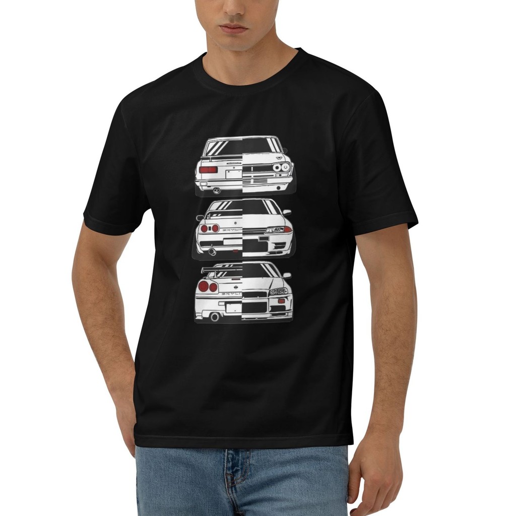 Nissan Skyline 2000 R32 R34 Gtr Evolution Jdm Designer Sleeves เสื้อยืดพิมพ์ลายแบบกําหนดเอง