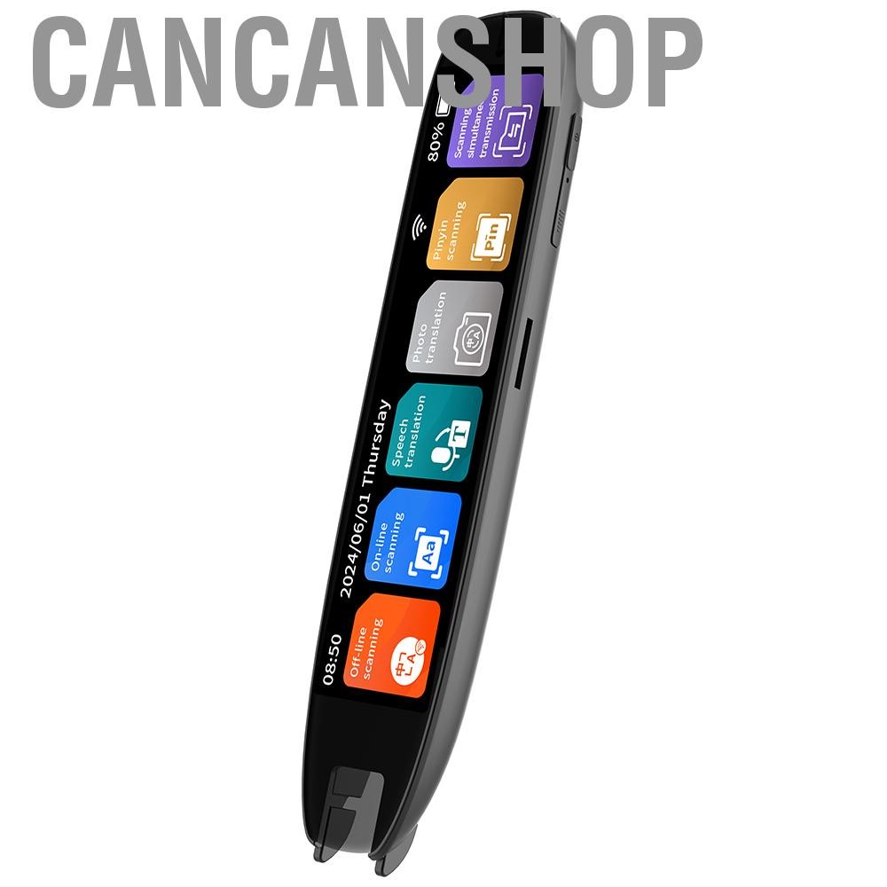 Cancanshop พจนานุกรมการแปลปากกาสแกนเครื่องอ่านอุปกรณ์การสแกนการอ่านนักแปล Wifi/BT การเชื่อมต่อ 142 ภาษาออนไลน์ภาพถ่ายแปลภาษาจีน/อังกฤษ/ญี่ปุ่น/เกาหลี/เกาหลี