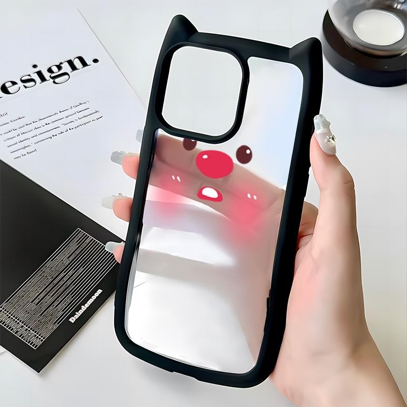 ป้ายสีแดงเคสโทรศัพท์เหมาะสําหรับiPhone XS MAX 11 12 13 14 15 16Plus 7 8 Plus 11Pro 13Pro X XR 11 12 