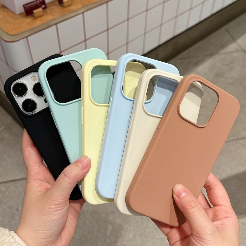 Real Liquid SiliconAnti paste และกันน้ํา Ultra Soft Strong Magnetic Velvet Non-slip Casing Case สําหรับ Apple Ip IPhone 11 12 13 14 15 16 Pro Max 14 15 16 Plus Anti-Fingerprint