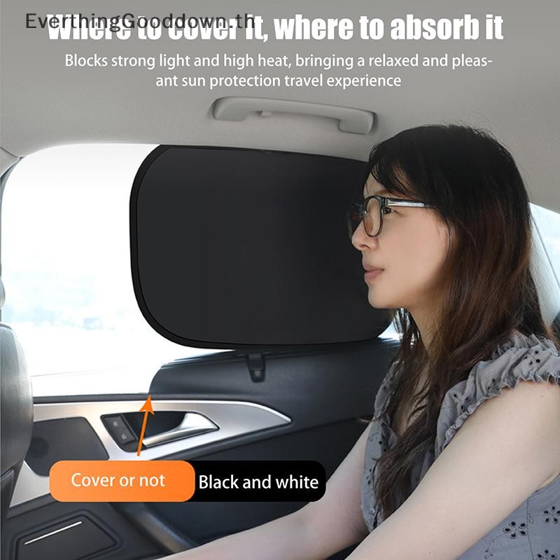 Ever 4 ชั้น Sun Shade สําหรับหน้าต่างด้านข้างรถ Ultra-Light ผ้าม่านไฟฟ้าสถิต Sun Protection สําหรับทารก 99.9% UV Blocker TH - รูปที่ 4