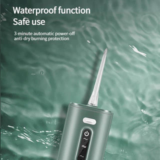 GOKOCO Water Flosser IPX7 สมาร์ทไฟฟ้าปาก Irrigator น้ำไหมขัดฟัน 280 มล. ชาร์จ USB แบบพกพา