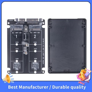 อะแดปเตอร์ Dual M.2 ถึง SATA3.0 M.2 SATA Protocol SSD อะแดปเ…