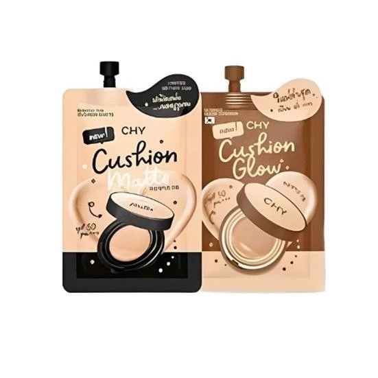 (ขายแบบซอง) CHY คุชชั่นแมทท์และสูตรโกลว์ ขายแบบซอง (ราคาต่อ 1ซอง) Cushion ผู้หญิง ใบหน้า