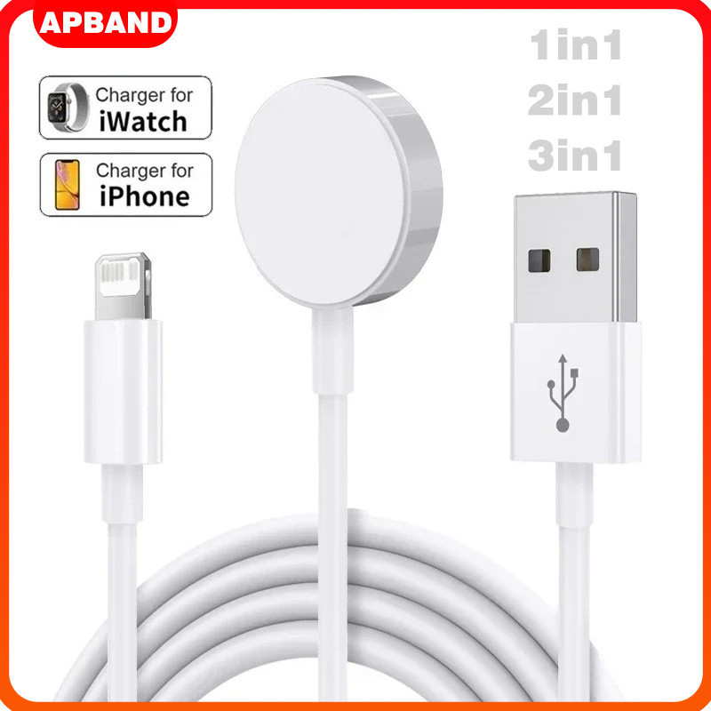 เครื่องชาร์จแม่เหล็กแบบไร้สาย USB Type-C for Apple Ultra/SE 3 2 Iwatch Series 11/10/9/8/7/6/5/4/3/2/1 49 46 45 41 42