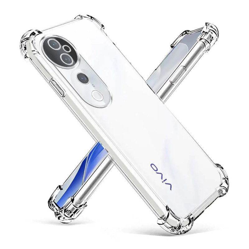 เคสกันกระแทก ใส TPU สำหรับ VIVO V50 Y29 Y19S Y200 V40 Lite V30 V30E V29 V27 V27E V25 V23 V23E V21 SE Pro 4G 5G 2025 018