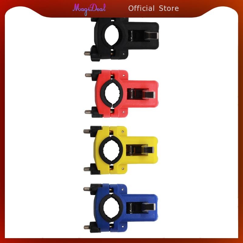 Magideal ที่วางคันเบ็ดสนับสนุนคงที่ติดตั้งง่ายที่ถอดออกได้ Universal แบบพกพา Clamp ขาตั้งคันเบ็ด