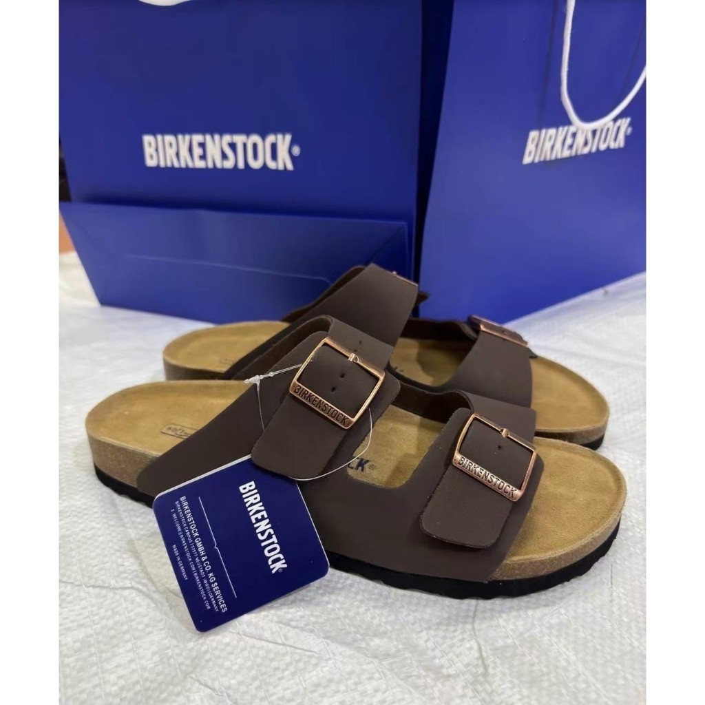 ✨ของแท้ 100%✨ BIRKENSTOCK  NU Oiled Habana รองเท้าแตะ Unisex สี้น้ำตาลเข้ม