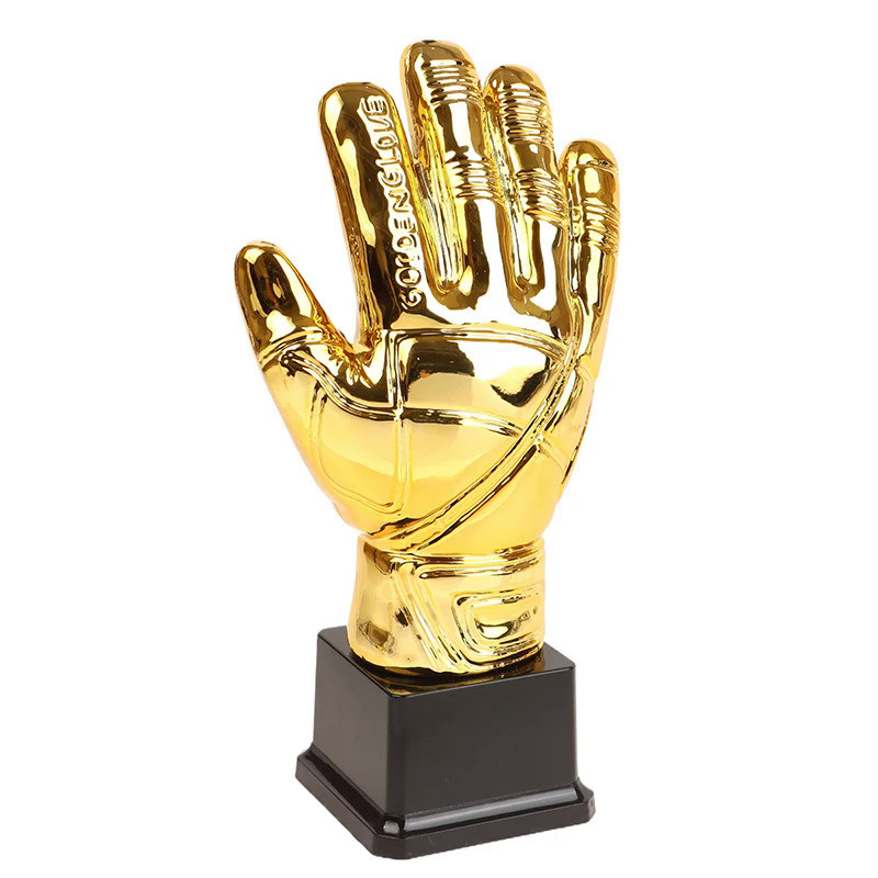 Golden Gloves Football Trophy Winner Gold Trophys Goalkeeper Gamesoccer Competition Adult Glove Scho