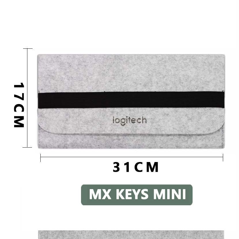 กระเป๋าใส่คีย์บอร์ดสำหรับ Logitech G913 TKL/MX Keys Mini/Pop Kyes กระเป๋าเก็บของ กระเป๋าผ้าฟетล์ ป้องกันสิ่งสกปรก