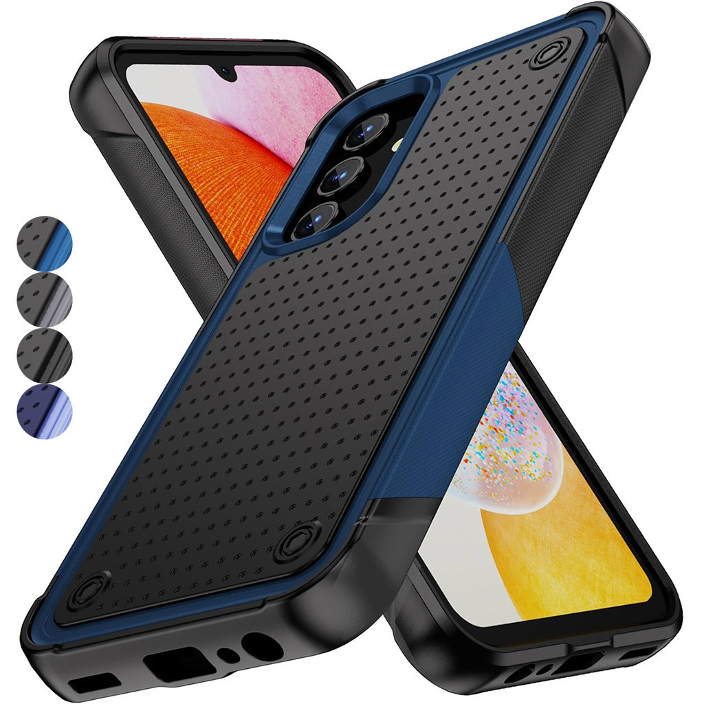Samsung Galaxy A12 A14 A15 A22 A23 A32 A13 A04S A04 A25 A24 A33 A52 A52S A54 A71 A73 4G-5G กรณี, ทหารเกรดป้องกัน Dual Layer กันกระแทกขอบแข็งและTPU Soft Edge ทนทาน
