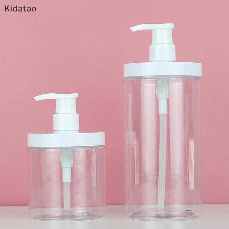 Kidatao PET โลชั่นปั๊มขวดขนาดใหญ่ความจุแชมพูเปล่า Sub-bottling พลาสติกหัวปั๊มฝักบัวคอนเทนเนอร์เครื่องสําอางอุปกรณ์เสริมสําหรับเดินทางใหม่
