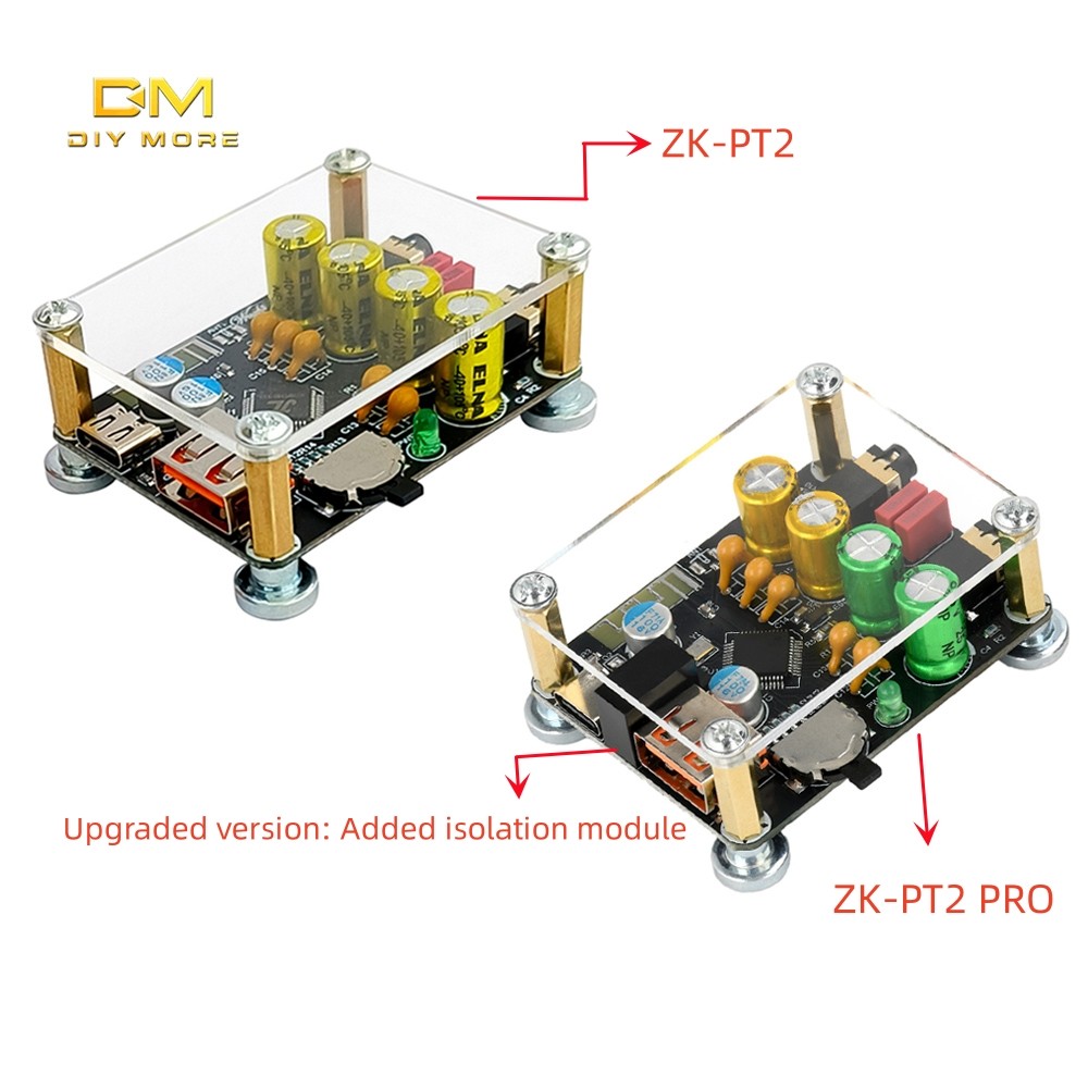 Diymore ZK-PT2/ZK-PT2 PTO lossless fever HIFI5.1 บลูทูธ U ดิสก์ถอดรหัสเครื่องเล่นเครื่องรับสัญญาณเสี