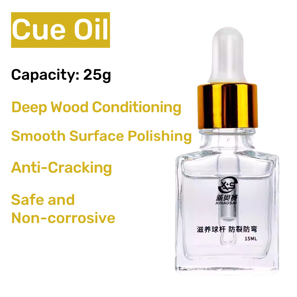 Cue Oil Snooker Pool Cue Maintenance Oil Cue Wax Anti-Crack & Waterproof