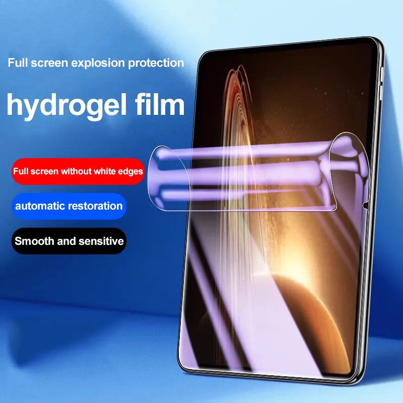 Huaweimatepad 2 ชิ้น 999D ป้องกันแสงสีฟ้า ฟิล์มไฮโดรเจล นิ่ม สําหรับ Huawei MatePad 5G 10.4 10.8 11 11.5 นิ้ว ป้องกันรอยนิ้วมือ ระเบิด กันรอยหน้าจอ แท็บเล็ต HD ใส นิ่ม ฟิล์ม