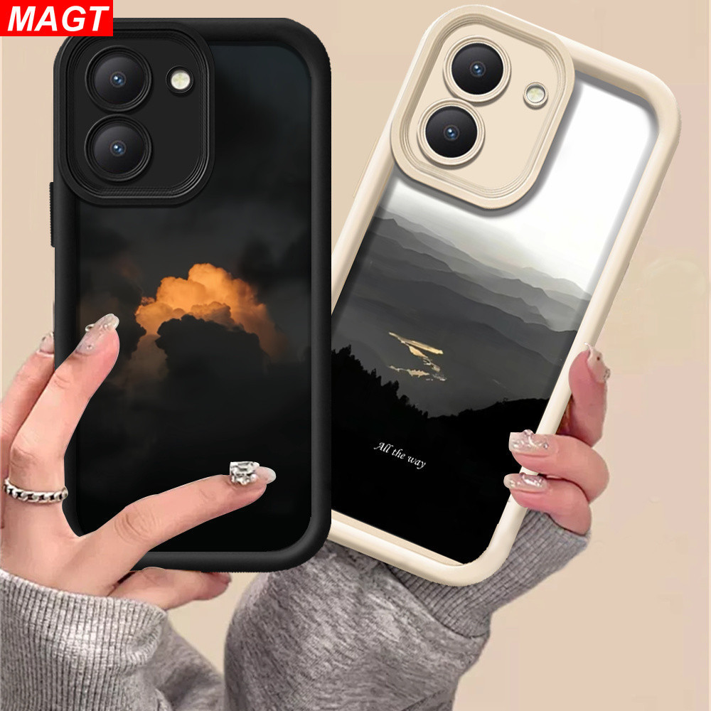 เคสโทรศัพท์มือถือ ลายก้อนเมฆ สําหรับ VIVO Y03 Y17S Y27 Y36 Y27S Y22S Y21 Y20 Y17 Y16 Y15S Y51 Y30 Y02S Y33S Y33T Y15 Y12 Y11 Y91C Y93 Y1S Y53S Y12S Y12A Y31 Y20i Y20A Y21S