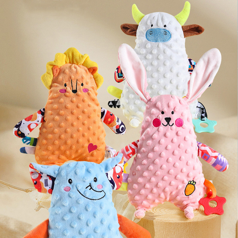 Berma Baby ตุ๊กตาเด็กอ่อนเด็กอ่อน ของเล่นเด็กทารก ญหมอนนอนเ ด้วยยางกัด 30ซม กระต่ายเน่านิ่มนุ่ม