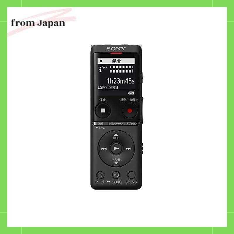 Sony IC Recorder usb 4GB thin and light / S-mic system / up to 22 hours continuous use with clear vo