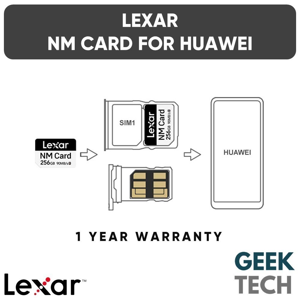 Lexar NM Card nCard Huawei NM Card การ์ดหน่วยความจํานาโน 128GB/256GB สําหรับสมาร์ทโฟนมือถือ Huawei H