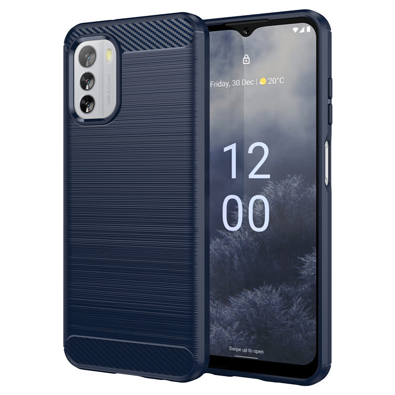 เคสโทรศัพท์ซิลิโคน คาร์บอนไฟเบอร์ กันกระแทก สําหรับ Nokia G22 G21 G20 G11 G10 G60 G50 G42 G400 G310 X10 XR20 X30 X20 X100